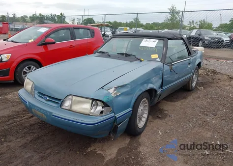 1993 Ford Mustang from USA, damaged, VIN 1FACP44M3PF212921